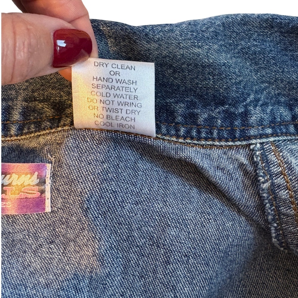 Vintage Doreman Burns Cowgirls by Gordon & James Western Art Denim Jacket, Small - Picture 5 of 5